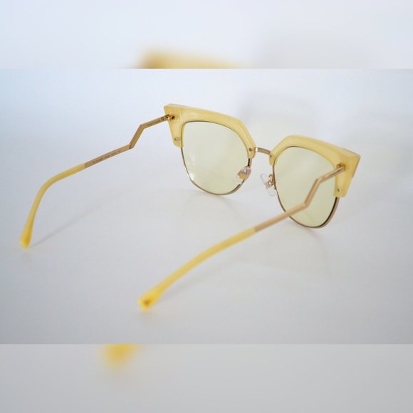 FENDI FF 0149/S 040G YELLOW & SMOKE FL SILVER - Picture 6 of 10